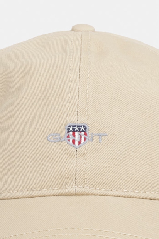 Gant czapka z daszkiem bawełniana 9901311 beżowy SS26