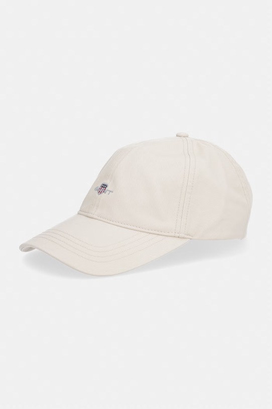 Gant czapka z daszkiem bawełniana bawełna beżowy 9901311