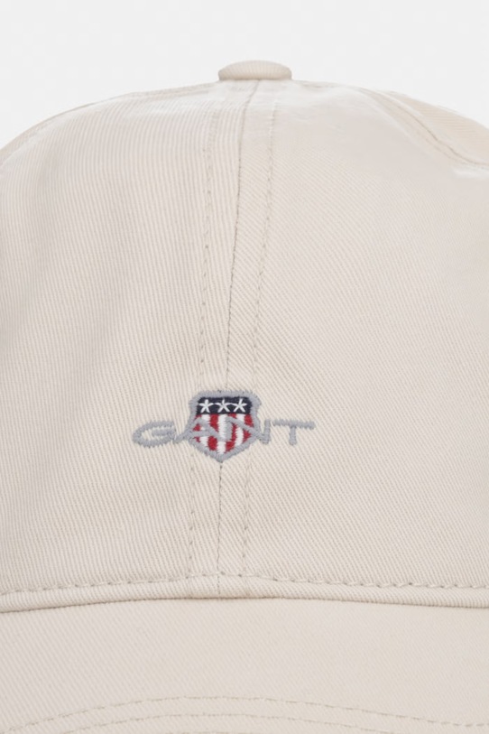 Gant czapka z daszkiem bawełniana 9901311 beżowy SS26