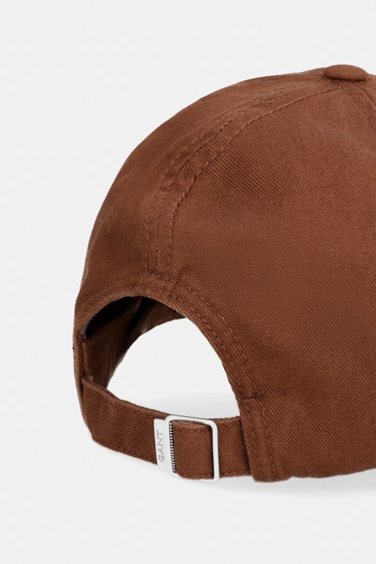 Akcesoria Gant czapka z daszkiem bawełniana 9901311 brązowy