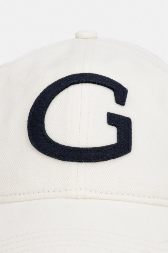 Gant czapka z daszkiem bawełniana 9901312 beżowy SS26