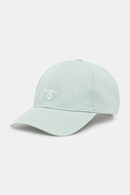 Barbour MHA0274BU11 czapka z daszkiem bawełniana męska zielony MHA0274BU11