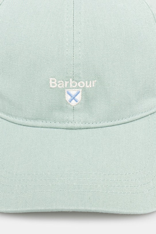 Barbour MHA0274BU11 czapka z daszkiem bawełniana męska MHA0274BU11 zielony SS26