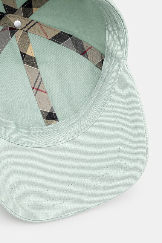 Barbour MHA0274BU11 czapka z daszkiem bawełniana męska zielony MHA0274BU11