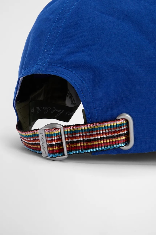 Barbour x Paul Smith Cap baseball cap bawełniana męska MHA0964BL71 niebieski