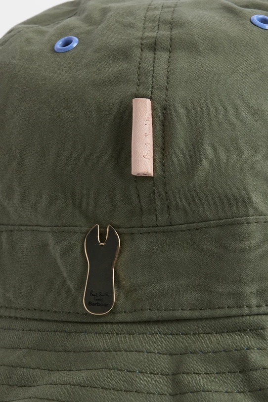 Памучна шапка Barbour x Paul Smith 6 Panel MHA0965GN32 зелен