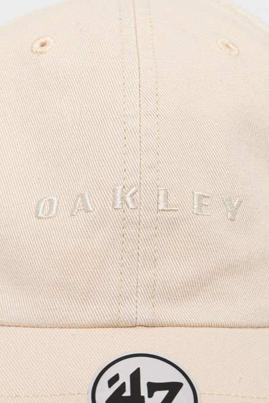 Oakley czapka baseballowa męska bawełniana FOS902103 beżowy SS26