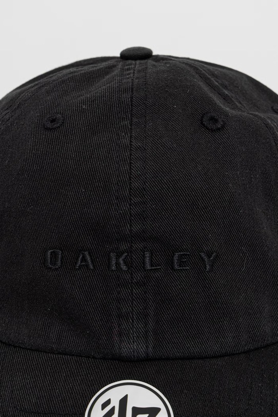Oakley czapka bejsbolowa męska bawełniana FOS902103 czarny SS26