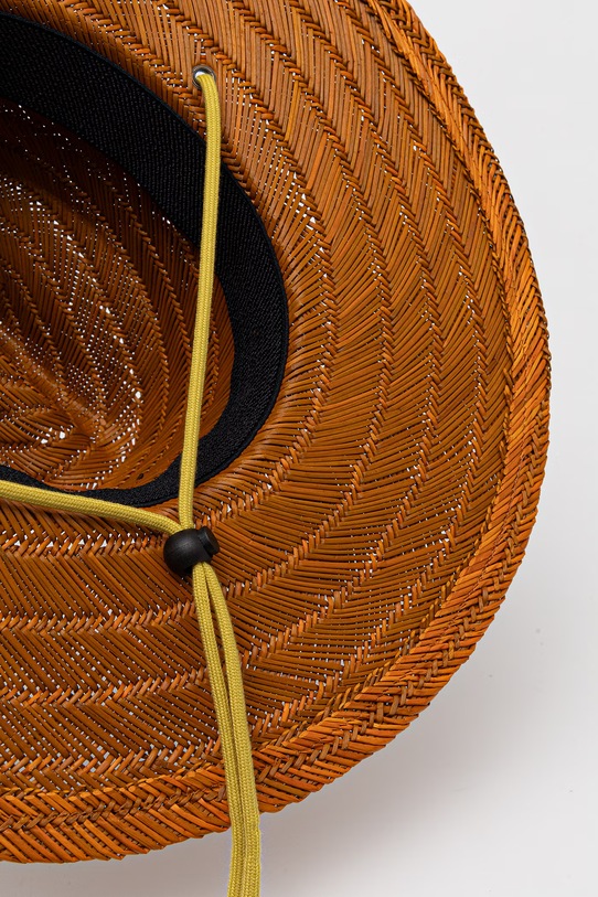 Hurley kapelusz z szerokim rondem męski brązowy HIHM0018