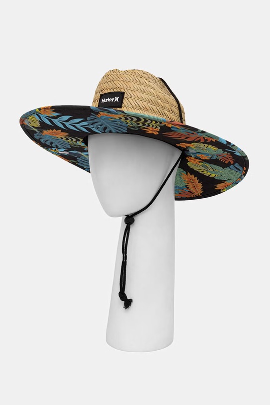 Hurley Kapelusz słomkowy męski HIHM0227 beżowy SS26
