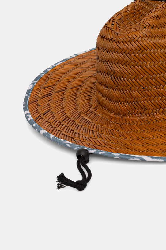 Akcesoria Hurley kapelusz słomkowy męski HIHM0227 brązowy