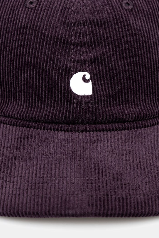 Carhartt WIP Harlem Cap czapka baseballowa sztruksowa męska I036729.3MFXX fioletowy SS26