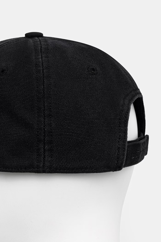 Akcesoria Carhartt WIP Canvas Cap czapka z daszkiem bawełniana męska I036654.8906 czarny