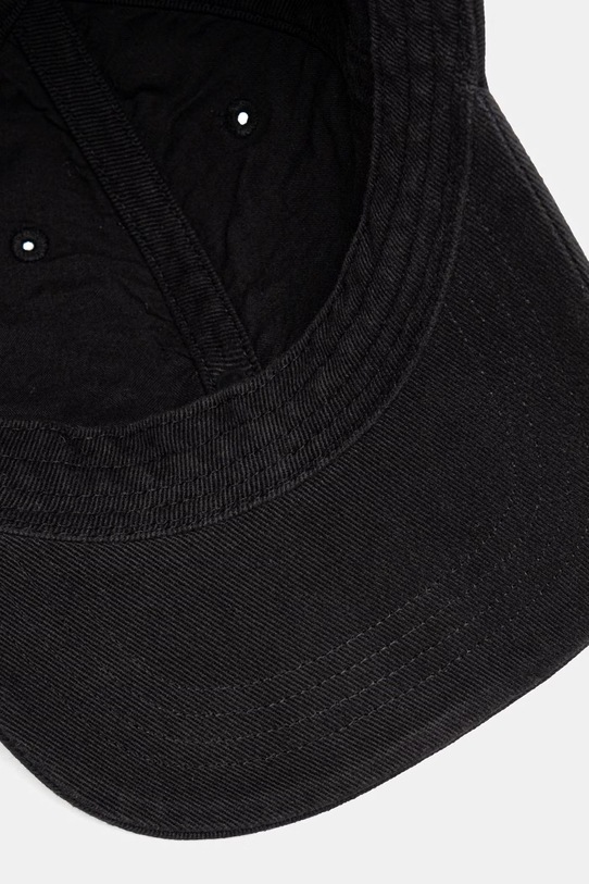 Carhartt WIP Heart Metal Cap czapka baseballowa bawełniana męska czarny I036302.0M4XX