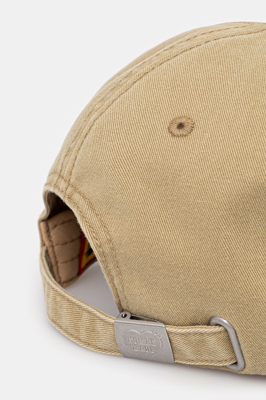 Akcesoria Human Made 6PANEL CAP baseball cap bawełniana damska HM31GD021 beżowy