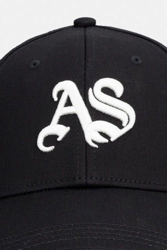 AllSaints kšiltovka pánská bavlněná 29M009XE černá SS26