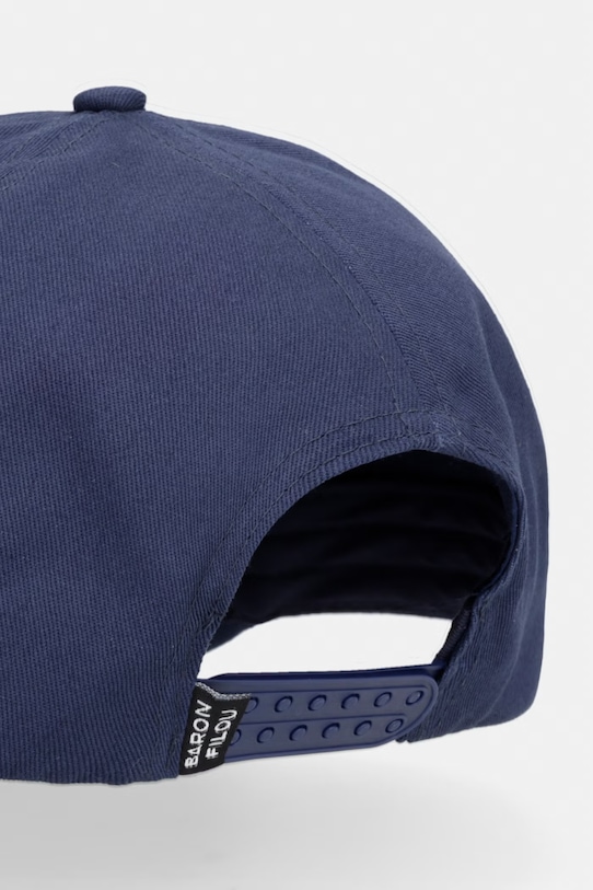 Doplnky Baron Filou čiapka so šiltom pánska bavlnená BARON 000014753 tmavomodrá