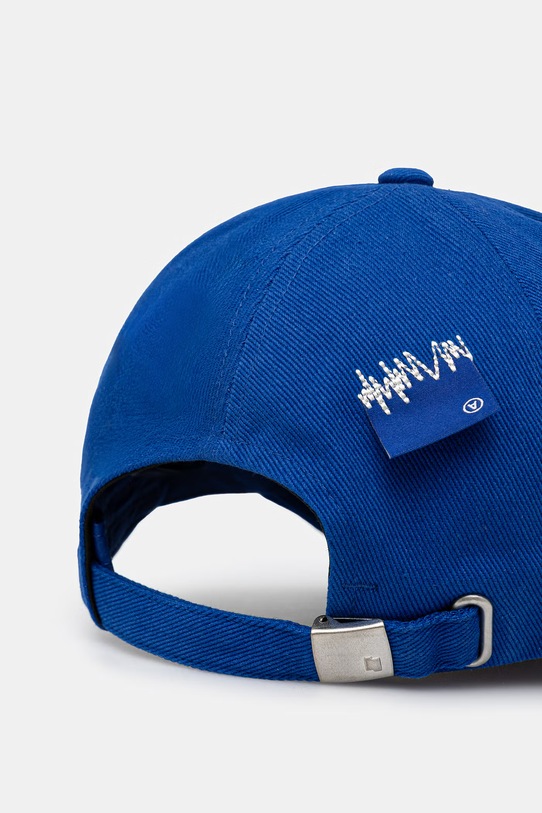 Akcesoria Ader Error czapka z daszkiem bawełniana męska BM41FYHW0202BL niebieski
