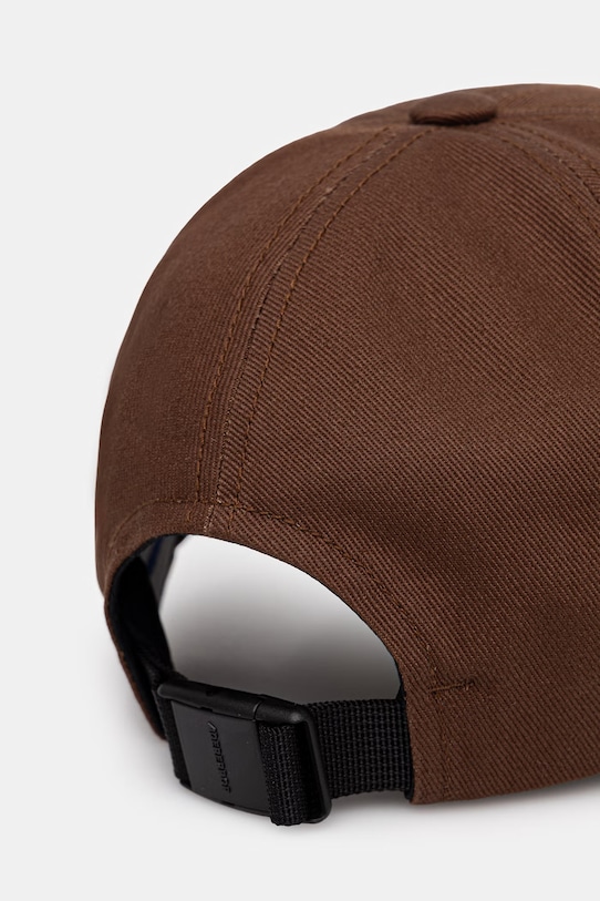 Akcesoria Ader Error czapka z daszkiem bawełniana męska BN23FYHW0201BR brązowy
