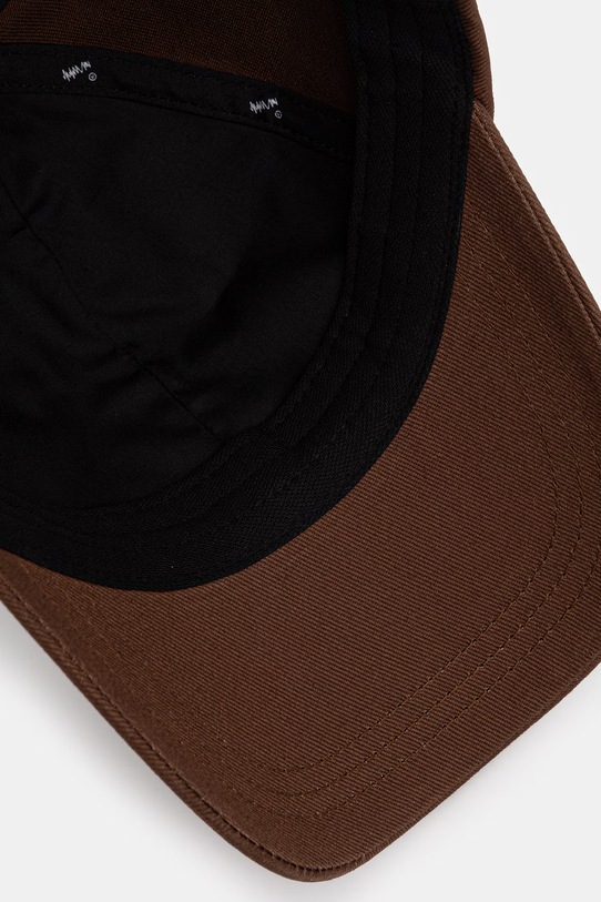 Ader Error czapka z daszkiem bawełniana męska brązowy BN23FYHW0201BR