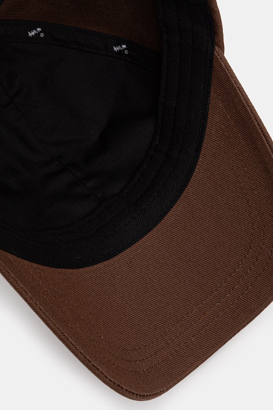 Ader Error czapka z daszkiem bawełniana męska brązowy BN23FYHW0201BR