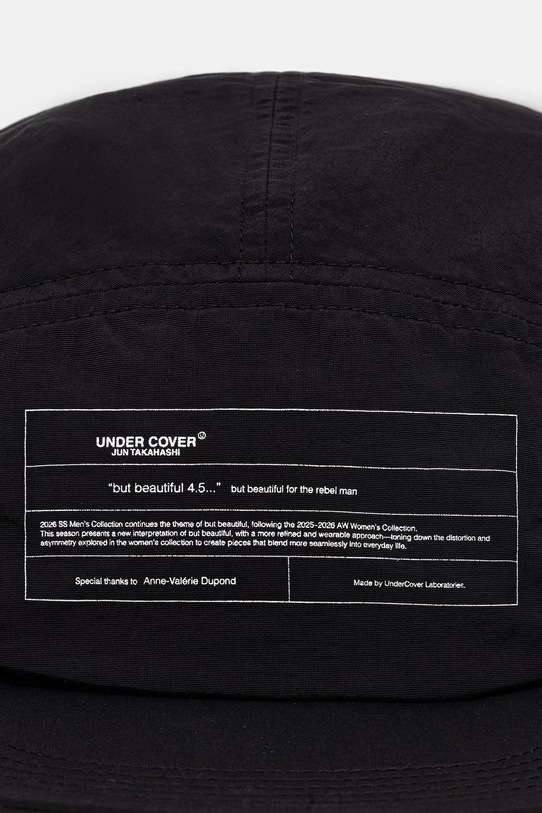 Undercover czapka z daszkiem męska UC1F4H05 czarny SS26