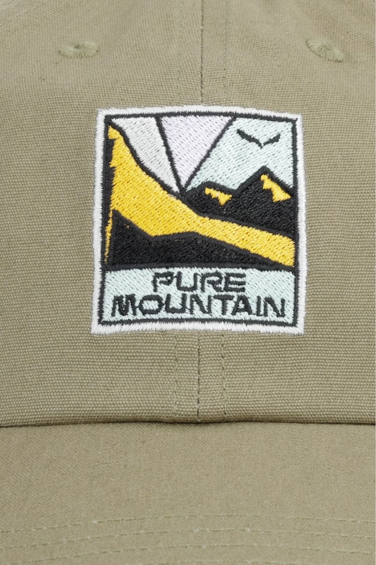 Памучна шапка с козирка Salewa 00.0000029322 зелен SS26