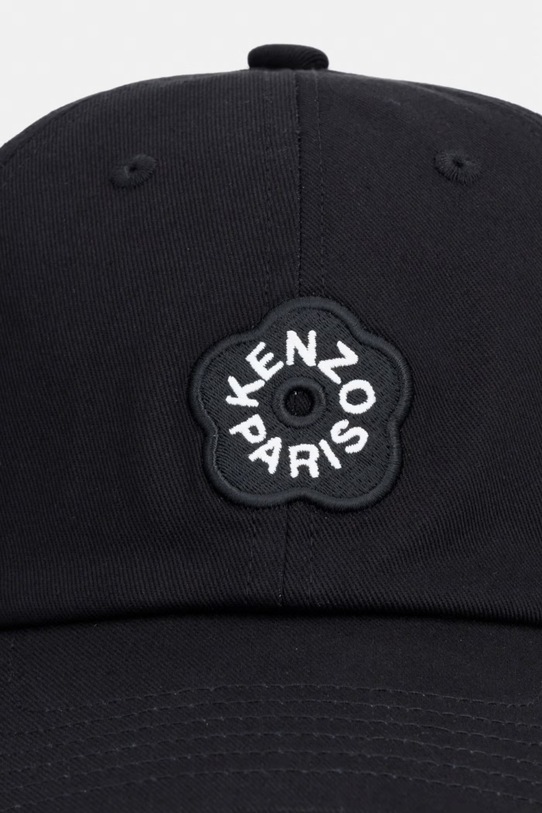 Kenzo czapka z daszkiem bawełniana FG58AC421F41 czarny SS26