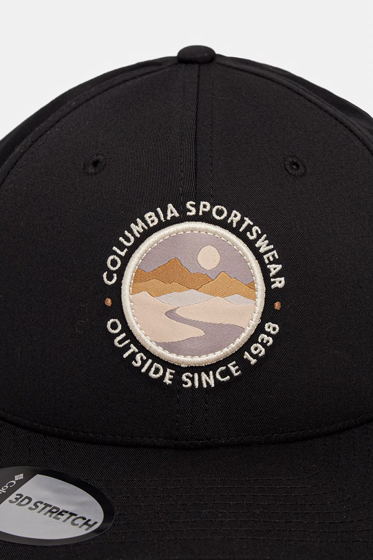 Columbia czapka z daszkiem 2159001 czarny SS26