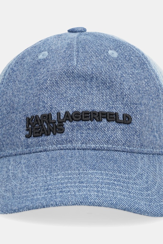 Karl Lagerfeld Jeans czapka z daszkiem B1W33053 niebieski SS26