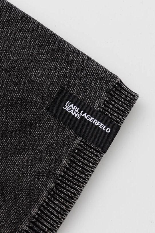 Karl Lagerfeld Jeans czapka bawełniana B1M33093 czarny SS26