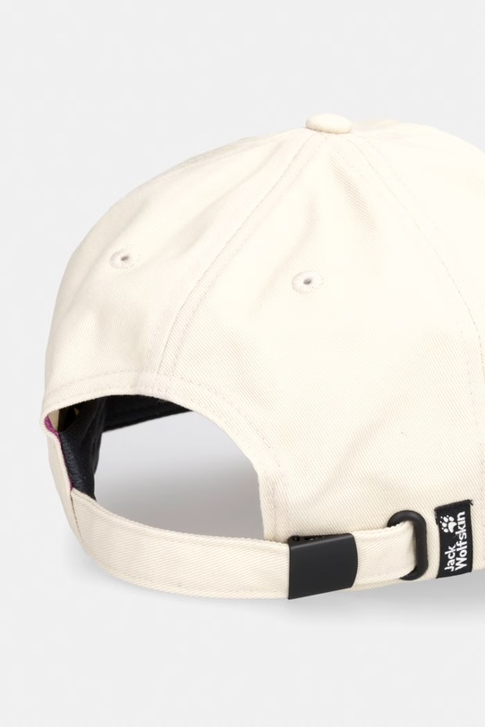 Akcesoria Jack Wolfskin czapka bejsbolowa bawełniana Celebrate The Paw A65772 beżowy