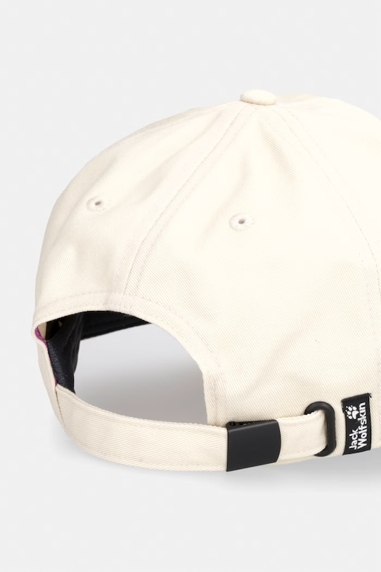 Akcesoria Jack Wolfskin czapka bejsbolowa bawełniana Celebrate The Paw A65772 beżowy