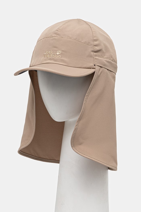 Jack Wolfskin czapka z daszkiem Canyon brązowy A65770