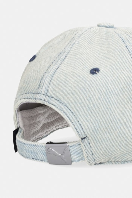 Akcesoria Puma baseball cap jeansowa 025968 niebieski