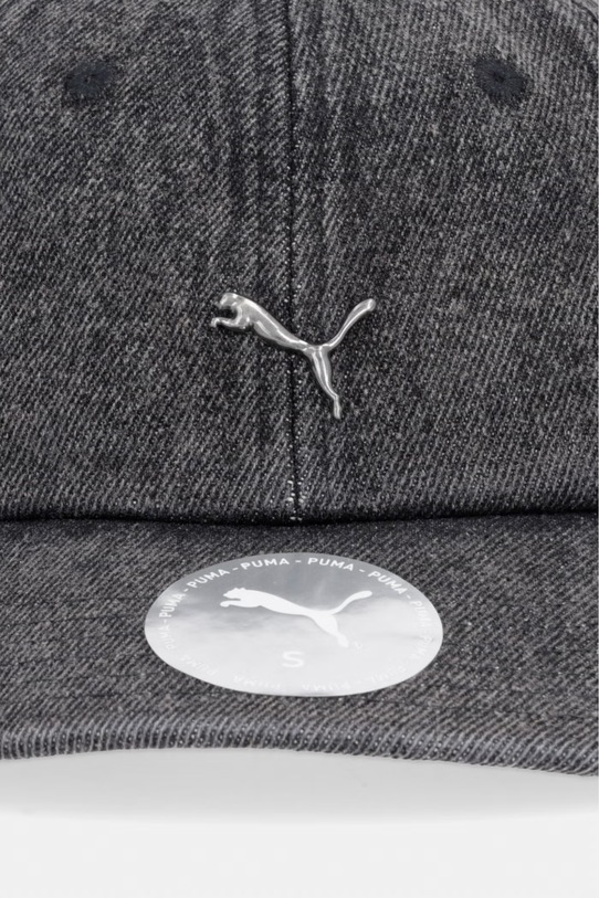 Puma czapka baseballowa jeansowa Wardrobe Essential 025968 czarny SS26