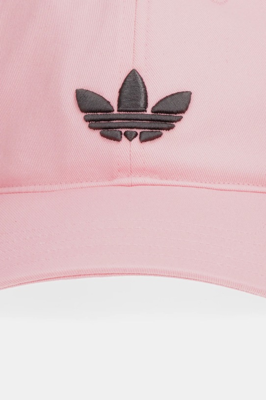 adidas Originals czapka z daszkiem bawełniana KC8034 różowy SS26