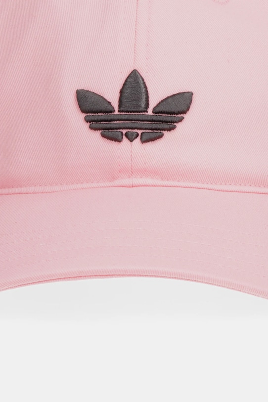 adidas Originals czapka z daszkiem bawełniana KC8034 różowy SS26