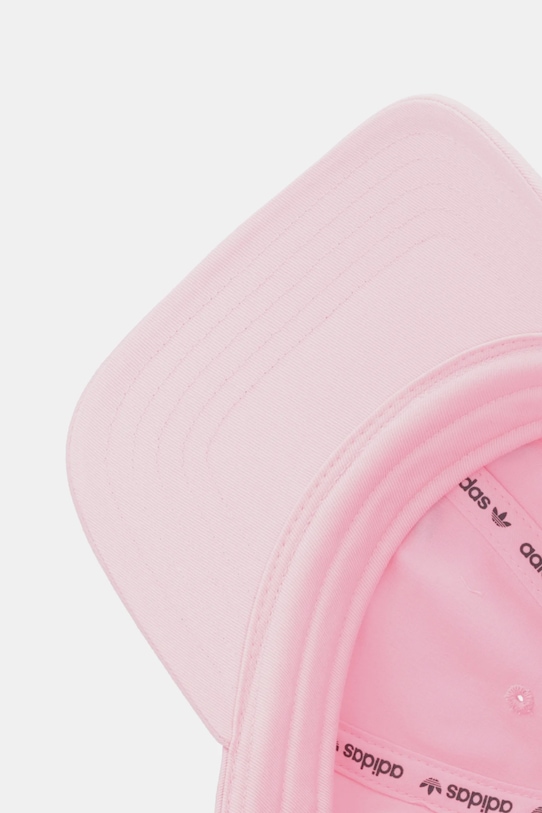 adidas Originals czapka z daszkiem bawełniana różowy KC8034