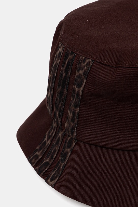 adidas kapelusz bawełniany KD2184 brązowy SS26