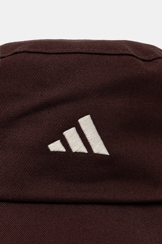 Akcesoria adidas kapelusz bawełniany KD2184 brązowy
