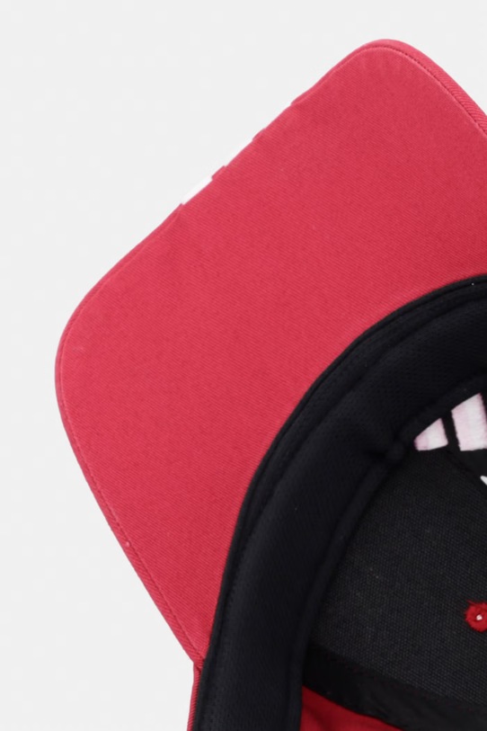 adidas czapka z daszkiem bawełniana czerwony KE5876