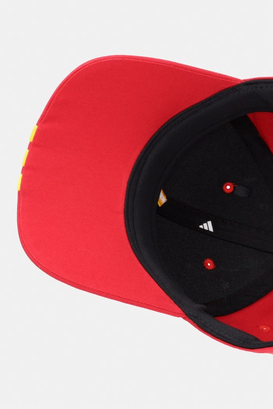 adidas czapka z daszkiem bawełniana czerwony KE5880