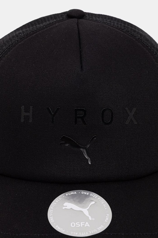 Puma czapka z daszkiem Trucker HYROX 026356 czarny SS26
