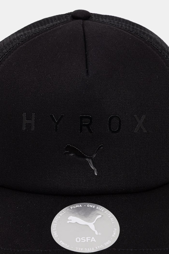 Puma berretto da baseball Trucker HYROX 026356 nero SS26