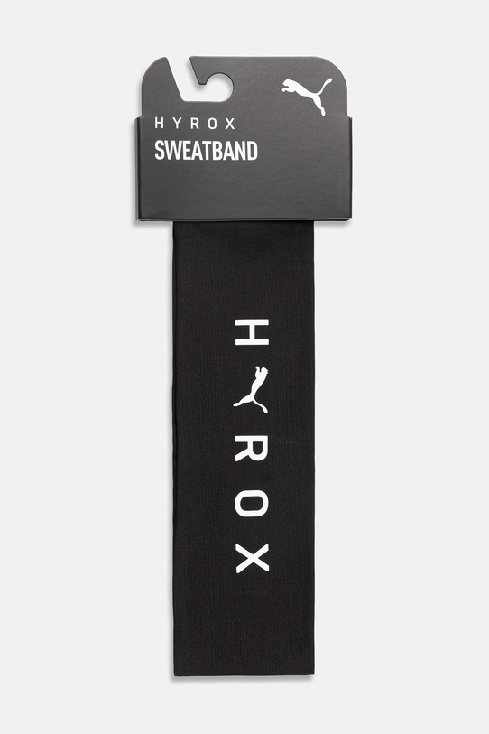 Puma opaska na głowę Sweatband HYROX czarny 054850.U
