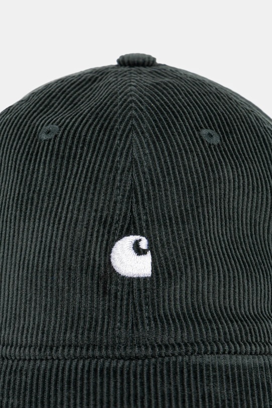 Samtana kapa sa šiltom Carhartt WIP Harlem Cap I036729.3T3XX zelena SS26