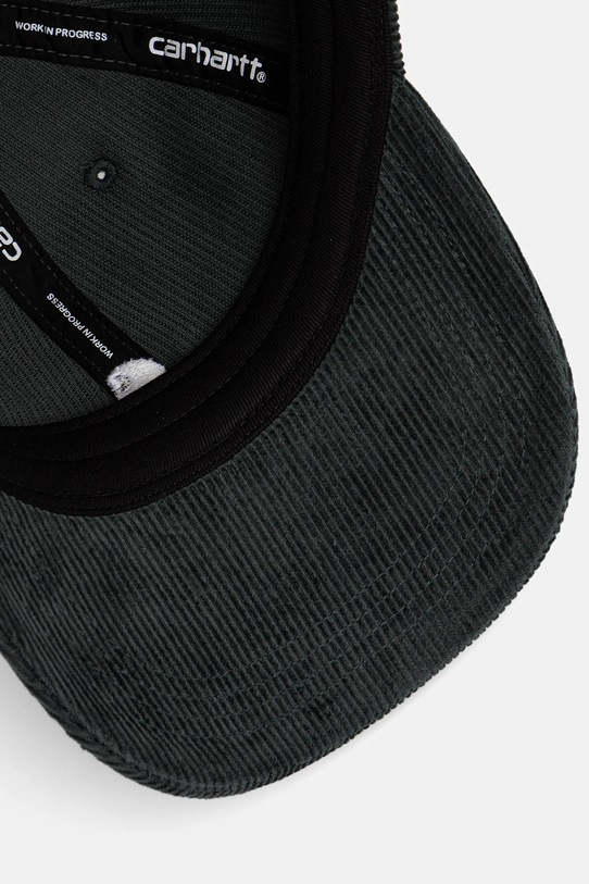 Samtana kapa sa šiltom Carhartt WIP Harlem Cap zelena I036729.3T3XX