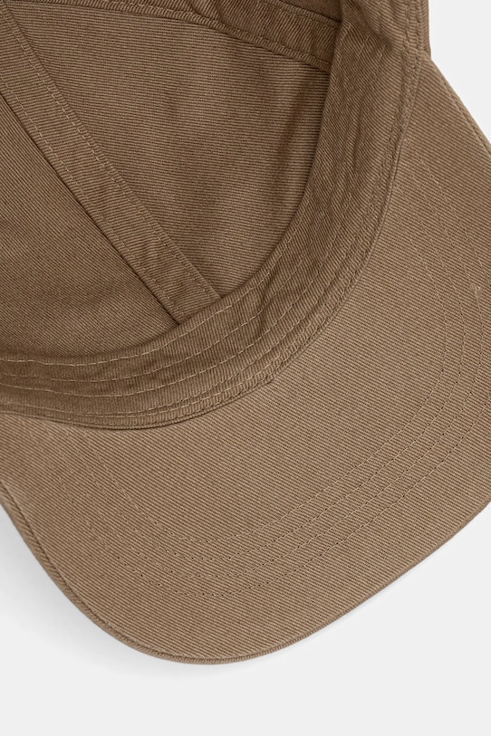 Carhartt WIP czapka z daszkiem bawełniana Madison Logo Cap brązowy I036730.1Q5XX