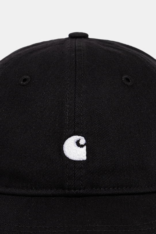 Carhartt WIP cotton baseball cap Madison Logo Cap I036730.3AAXX black SS26